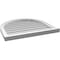 Ekena Millwork Round Top Surface Mount PVC Gable Vent w/ 2"W x 2"P Brickmould Sill Frame, 28"W x 26"H GVPRT28X2603SN - alternate 3